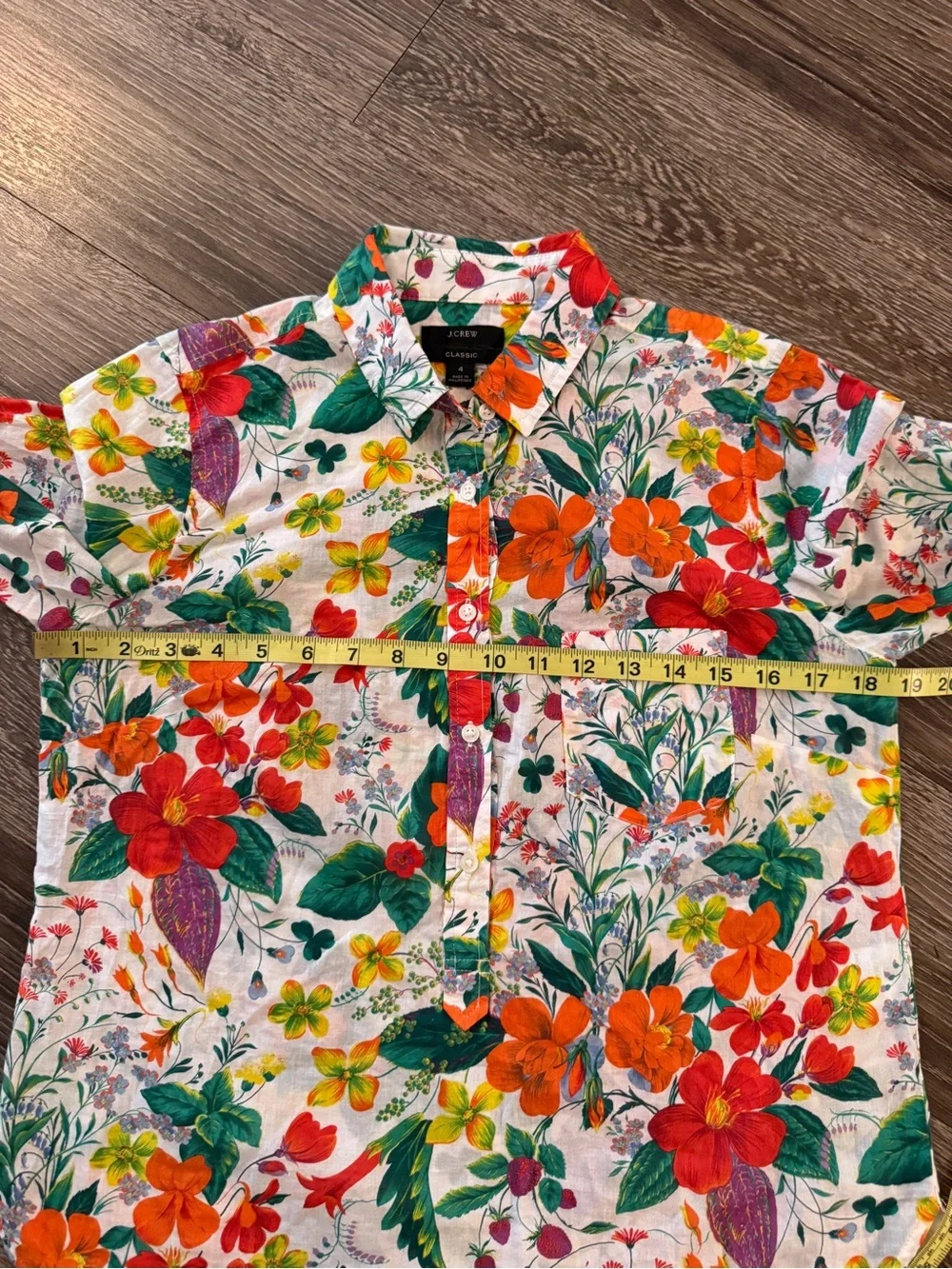J. Crew Classic Floral Top